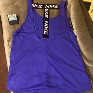 Nike tank top with back strap detail